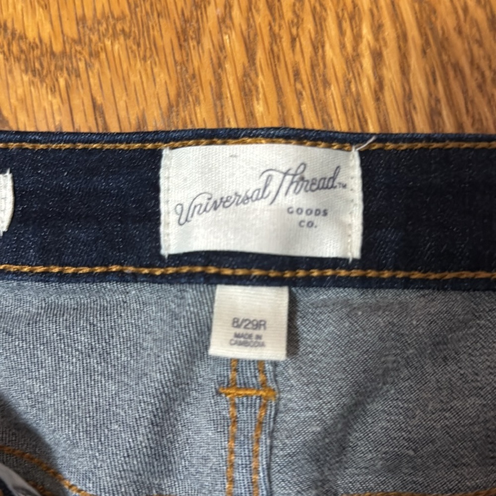 Universal Thread Women's Mid Rise Skinny Denim Jeans - Picture 5 of 5